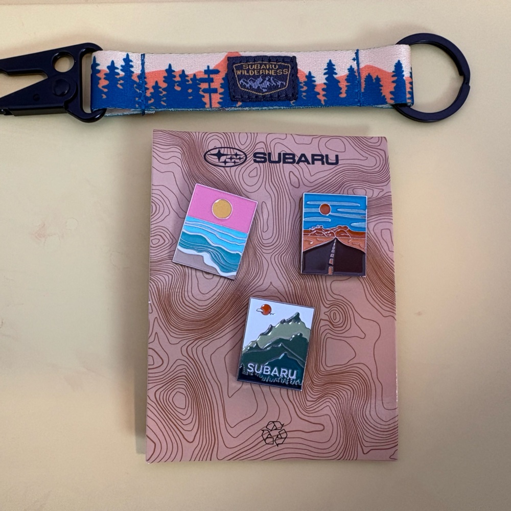 Subaru Adventure Lanyard and Pin Set